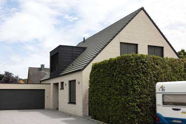 Einfamilienhaus H1 mit Klinker 101-191-NF beige weiß