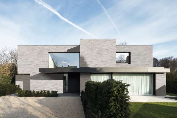 Bauhaus H5 mit Klinkerriemchen R-118-202-ModF hellgrau bunt