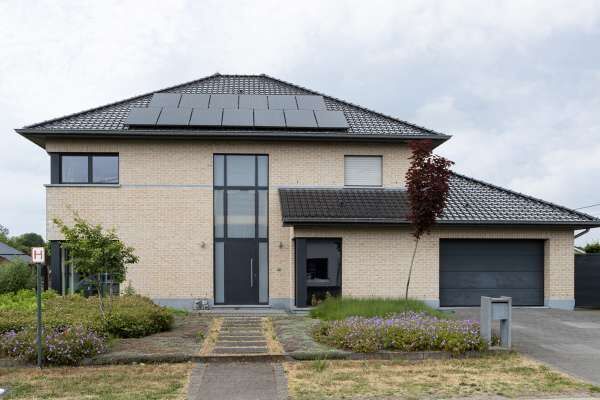 Einfamilienhaus H7 mit Klinkerriemchen R-103-164 gelb, weiß nuanciert