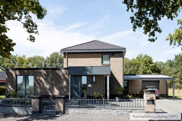 Stadtvilla H10 mit Klinker 103-191-WDF beige -grau