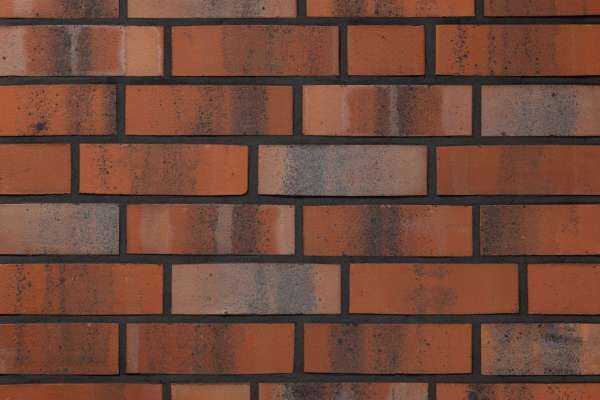 Strangpress-Klinker BK-102-128-NF (Normalformat-Klinkerstein (NF)) rot - blau - bunt