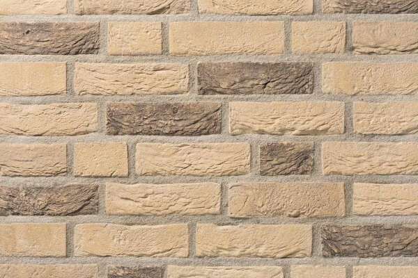 Handform-Riemchen BK-R-103-417 (Waalormat (WF)) gelb-bunt (Klinkerriemchen)