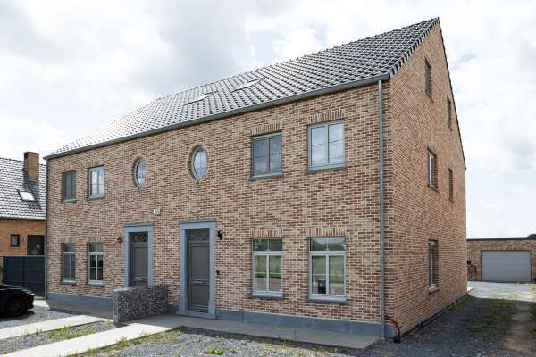 Doppelhaus H1 mit Klinker 103-221-WDF rot weiß bunt