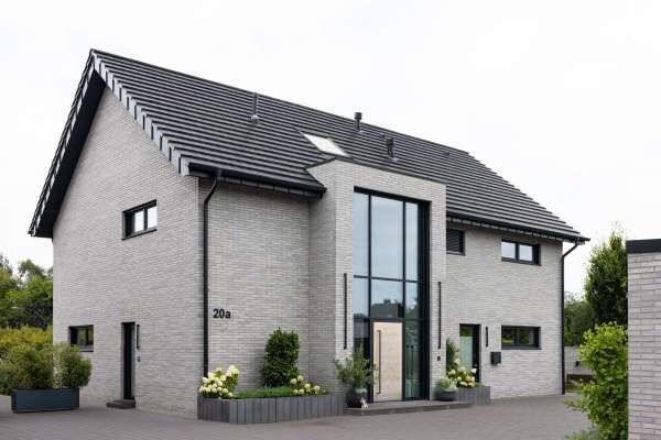 Einfamilienhaus H4 mit Klinker 108-213-ModF grau bunt