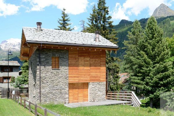 Einfamilienhaus H2 mit Naturstein-Optik Verblender 123-102-GT-ModF grau nuanciert