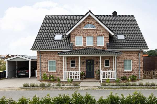 Landhaus H7 mit Klinker 113-178-WDF rot beige bunt