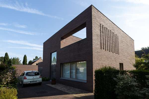 Bauhaus H3 mit Klinker 107-122-ModF braun-rot