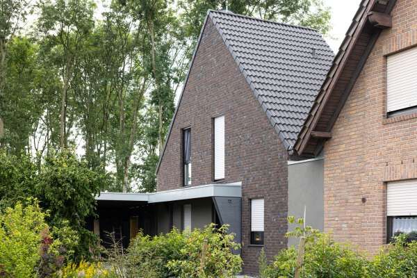 Einfamilienhaus H2 mit Klinker 103-118-WDF braun-bunt