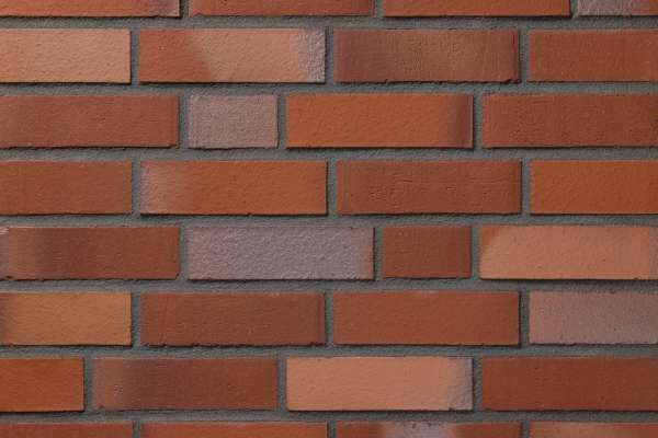 Strangpress-Klinker / Verblender BK-104-222-NF (Normalformat-Klinkerstein (NF)) rot bunt