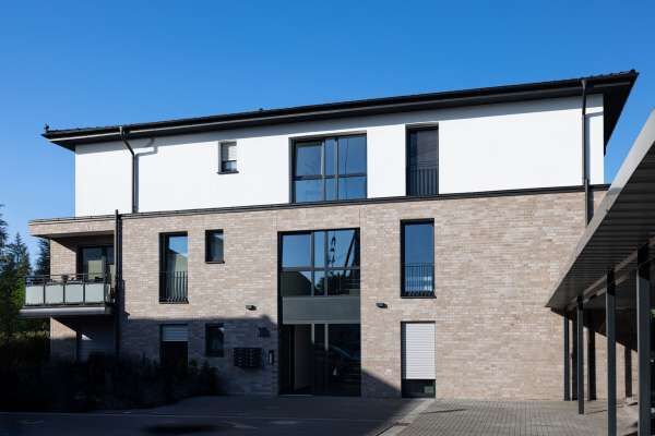 Mehrfamilienhaus H2 mit Klinker 101-190-NF grau beige bunt