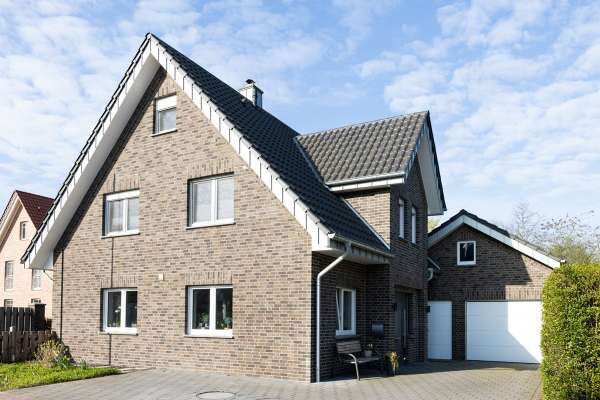 Einfamilienhaus H4 mit Klinker 103-119-WDF braun-nuanciert
