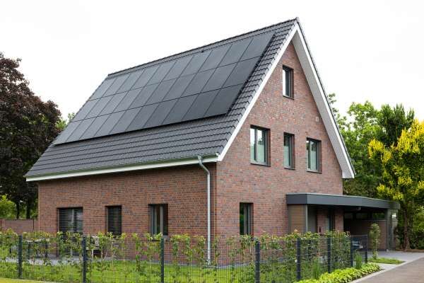 Einfamilienhaus H2 mit Klinker 101-109-NF rot - blau