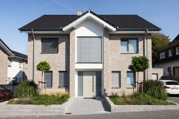 Stadtvilla H13 mit Klinker 101-139-NF beige - grau