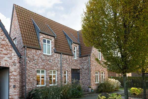 Landhaus H3 mit Klinker 107-125-WDF rot - bunt