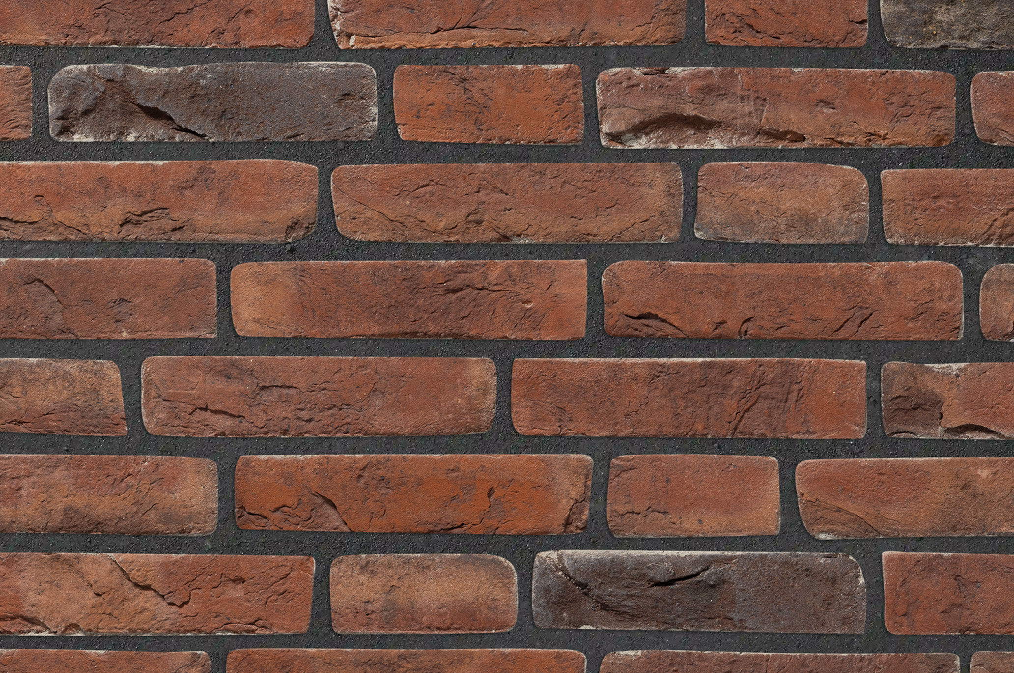 Klinkerstein mit dunkler Fuge